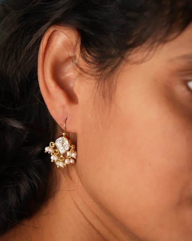 Pearl Moissanite Drops