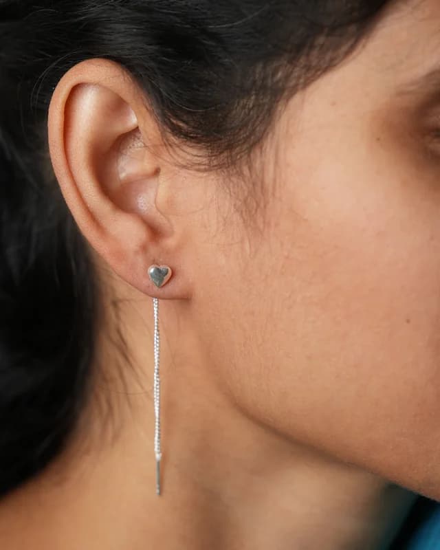 Silver Love Threaders